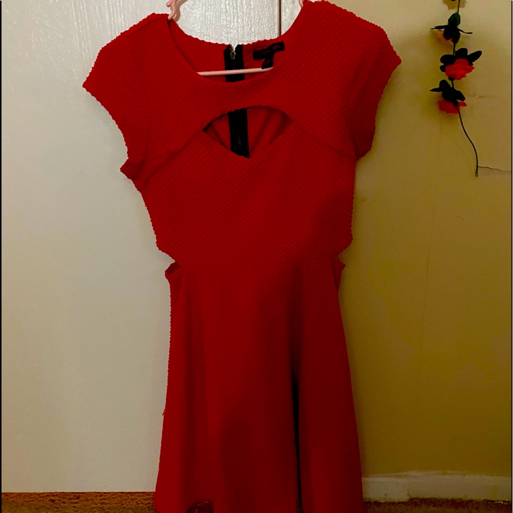 Red dress